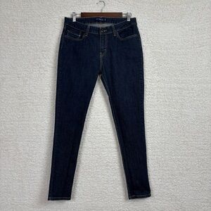 Levis Jeans Womens 15M Blue 535 Leggings Blue Skinny Fit Ankle Length‎ Zip Fly
